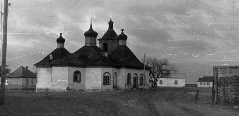 Храм Николая Чудотворца. 1970 год. Архив семьи Марковых