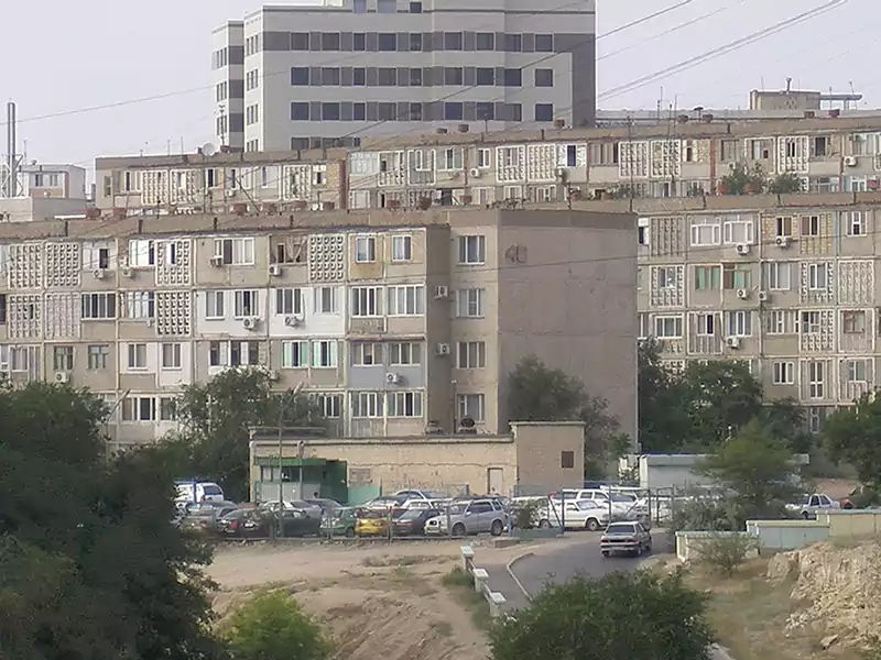 14 микрорайон города Актау (Шевченко)
