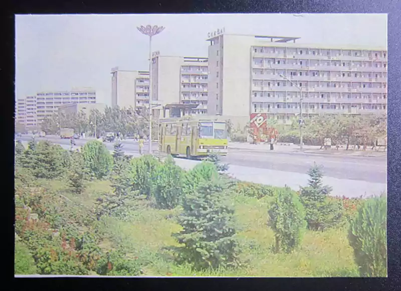 Календарь город Шевченко (Актау). Микрорайон. 1982 год.